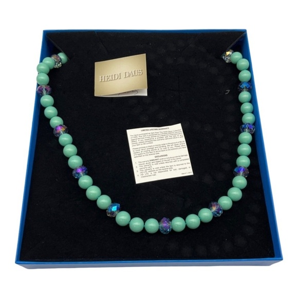 Heidi Daus Ladies Choice Beaded Station Necklace. NIB - Picture 1 of 3